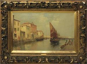 SALVATERRA Giuseppe,Ansicht von Venedig,1900,Reiner Dannenberg DE 2019-03-21