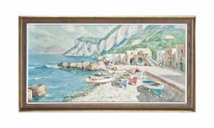 SALVATI Giuseppe 1900-1968,An Italian bay with beached rowing boats,Christie's GB 2013-07-02