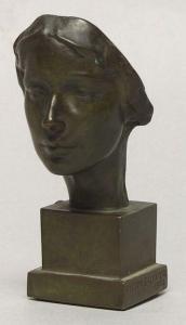 SALVATORE Victor D 1884-1965,Small Bronze Bust of a Woman,1922,Skinner US 2005-01-15