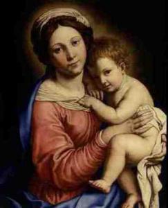 SALVI Giovanni Battista 1609-1685,Madonna and Child,Sotheby's GB 2005-01-28