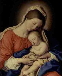 SALVI Giovanni Battista 1609-1685,Madonna and sleeping Christ Child,Sotheby's GB 2005-01-28