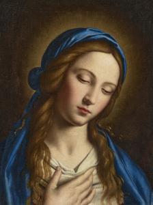 SALVI Giovanni Battista 1609-1685,The Madonna in prayer,Christie's GB 2023-07-07