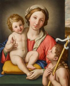 SALVI Giovanni Battista,The Virgin and Child with the Infant Saint John th,Sotheby's 2023-07-06