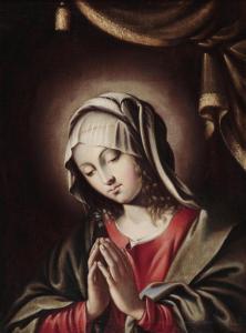 SALVI Giovanni Battista 1609-1685,The Virgin Mary praying,Palais Dorotheum AT 2012-12-13