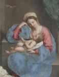 SALVI Giovanni Battista 1609-1685,Vierge à l'Enfant au chardonneret,Bailleul Nentas FR 2010-11-11