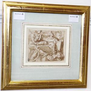 SALVIATI Francesco 1510-1563,A saint holding a crucifix, a lily and a tablet, o,Bonhams 2012-02-29