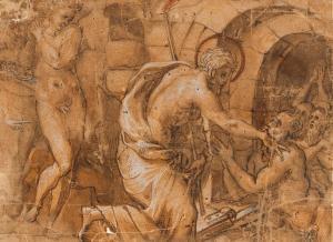 SALVIATI Francesco 1510-1563,The Descent of Christ into the Underworld,Palais Dorotheum 2022-04-20