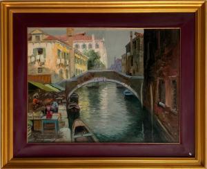 SALVIATI Gino 1911-1998,Barche a Venezia e mercatino,Il Ponte Casa D'aste Srl IT 2022-11-22