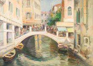 SALVIATI Gino 1911-1998,Venetian scene,Capes Dunn GB 2022-03-22