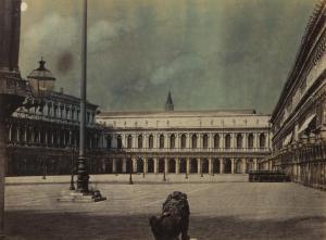 SALVIATI Paolo 1818-1894,Venezia, Piazza San Marco con la luna,1880,Minerva Auctions IT 2015-12-02