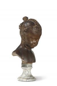 SALY Jacques 1717-1776,La Boudeuse, busto di bambina,Cambi IT 2017-12-19