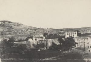 SALZMANN Auguste,JERUSALEM, ENCEINTE DU TEMPLE, PISCINE PROBATIQUE,1854,Christie's 2007-10-23