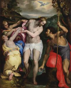 SAMACCHINI Orazio 1532-1577,The Baptism of Christ,Christie's GB 2021-04-22