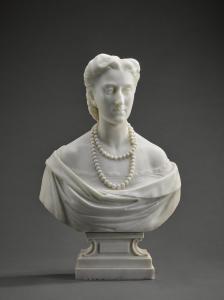 SAMAIN Louis 1834-1901,Bust of Princess Marie of Hohenzollern-Sigmaringen,1867,Sotheby's 2022-07-13