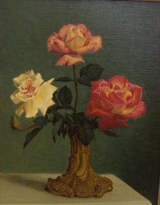 SAMIMI Behyar,study of still life roses,Eastbourne GB 2009-07-23