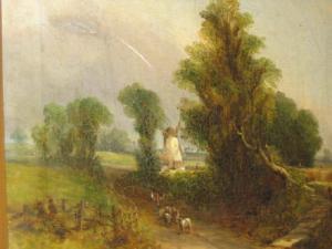 SAMMONDS J.C,Pastoral Scene with Windmill,1843,Hartleys Auctioneers and Valuers GB 2007-04-25