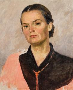 SAMOKHVALOV Alexandre 1894-1971,Portrait of the Artist's Wife,Sotheby's GB 2021-06-08