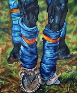 SAMPSON DEBBIE 1900-2000,Horses Hoof with Aluminium Shoe,Mealy's IE 2014-07-15