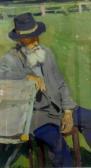 SAMSONOV EVGENI IVANOVICH 1926,Portrait of an old man,Rosebery's GB 2009-12-08