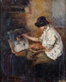 SAMSONOV Evgeny 1926-2003,Dans l'atelier,Aguttes FR 2010-05-05