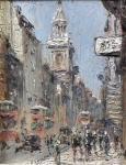 SAN SALVADORE Pierot 1892-1955,A View in the Strand, London,Canterbury Auction GB 2011-02-08