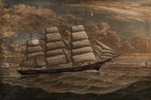 Sanborn Percy 1849-1929,Ship Leonara,1869,Skinner US 2021-05-21