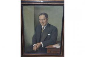 SANCHA Carlos 1968,Portrait of Sir Frank Newsam,1969,Bellmans Fine Art Auctioneers GB 2015-05-20