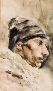 SANCHEZ BARBUDO Salvador 1857-1917,El modelo del pintor,Duran Subastas ES 2023-12-27