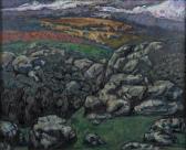 SANCHEZ CARRALERO Rafael 1949,Paisaje con rocas,Subastas Bilbao XXI ES 2017-10-05