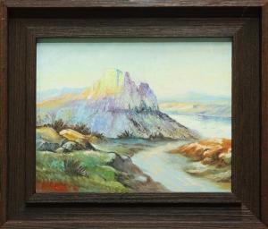 SANCHEZ Inés 1942,Mountain Landscapes,Clars Auction Gallery US 2011-02-05