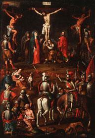 SANCHEZ MANUEL 1700-1700,La Crucifixion,1781,Jackson's US 2017-03-28