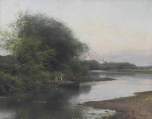 SANCHEZ PERRIER Emilio 1855-1907,A Summer Day on the River,Christie's GB 2013-04-29