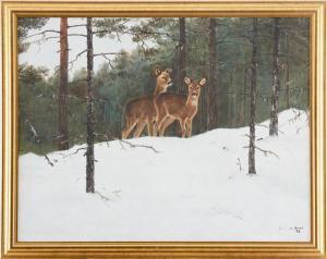 SAND Lennart 1946,Rådjur,1983,Uppsala Auction SE 2023-03-14