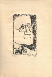 SANDBERG Herbert 1908-1991,Brecht,1961,Ostdeutsche DE 2023-11-18