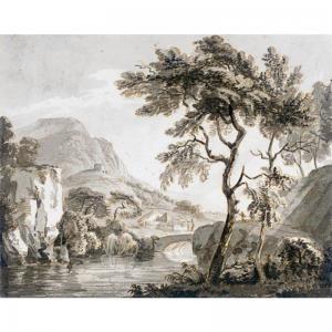 SANDBY Paul 1731-1809,a bridge over a river in a mountainous landscape,Sotheby's GB 2005-03-22