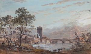 SANDBY Paul 1731-1809,A River Landscape with Goatherd, a Town Beyond,Mellors & Kirk GB 2023-11-07