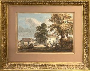 SANDBY Paul 1721-1798,Landscape with a farm and outbuildings,Lots Road Auctions GB 2022-09-18