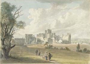 SANDBY Paul 1731-1809,Middleham Castle, Yorkshire,1788,Christie's GB 2002-06-06