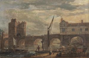 SANDBY Paul 1731-1809,The Old Welsh Bridge, Shrewsbury,Bonhams GB 2024-04-10