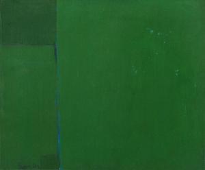 SANDER Ludwig 1906-1975,Small Green I,1960,Grogan & Co. US 2023-10-28