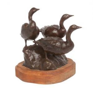 SANDER Tom 1938,three geese,Hindman US 2015-09-26