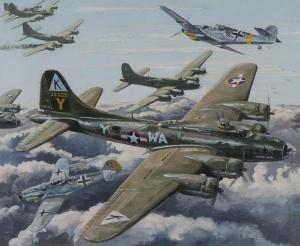 SANDERS Brian 1937,B-17\’S over Schweinfurt,Jackson's US 2019-03-27