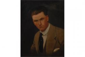 SANDERS F B,Portrait of a Gentleman, wearing a stri,1925,Bamfords Auctioneers and Valuers 2015-07-08