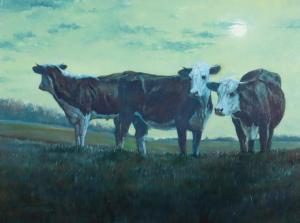 SANDERS Phillip 1938,Cattle in Acrise Park,Canterbury Auction GB 2021-06-05
