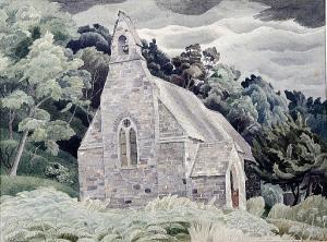 SANDERSON Archibald 1900-1971,The Church in the Gwaun Valley,Bonhams GB 2008-06-27