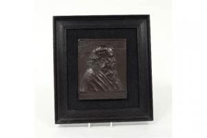 SANDERSON STEWART Harriet,Portrait medallion of Francis Stew,Simon Chorley Art & Antiques 2015-11-24