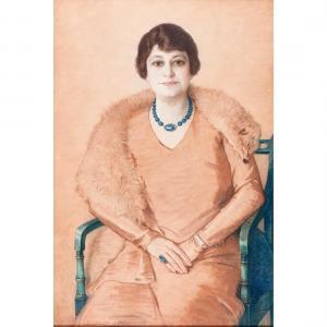 SANDONA Matteo 1883-1964,Portrait of Mary Nelda Le Beau Turner,Clars Auction Gallery US 2023-04-15