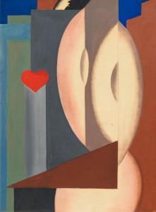 SANDOZ Auguste 1901-1964,Composition au coeur,Beurret Bailly Widmer Auctions CH 2024-03-20