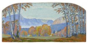 Sandoz Henry 1919,Autumn landscape,Galerie Koller CH 2012-05-30