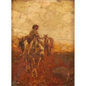 SANDS Henry H 1886-1906,PACK HORSES,1903,Freeman US 2016-06-14